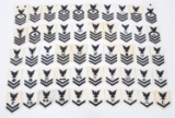 WWII TO COLD WAR USN RATE & RANK PATCH LOT OF 50