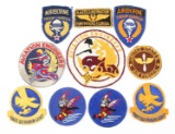 WWII USAAF CARRIER & ENGINEER PATCHES LOT OF 10
