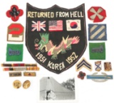 WWII TO KOREAN WAR US ARMY SERVICE GROUPING