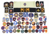 WWII - COLD WAR US STATE GUARD PATCHES LOT OF 65