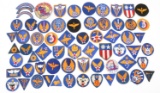 WWII USAAF AIR FORCES SHOULDER PATCHES LOT OF 65