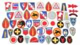 WWII - COLD WAR US ARMY DIVISION PATCHES LOT OF 45