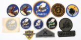 WWII TO COLD WAR USN SEABEES PATCHES LOT OF 12