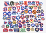 COLD WAR USAF & CIVIL AIR PATROL PATCHES LOT OF 65