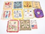 20TH C. US MILITARY SILK PILLOW CASES LOT