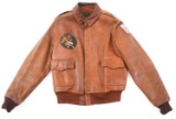 WWII 14th AAF PILOT A2 LEATHER FLIGHT JACKET