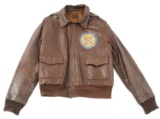 WWII 8th AF 55th FIGHTER SQUADRON A2 FLIGHT JACKET