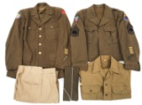 WWII US ARMY FIRST ALLIED AIRBORNE UNIFORM LOT