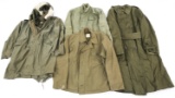 COLD WAR US ARMY OVERCOAT & JACKET LOT OF 4