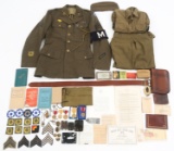 WWII US ARMY MILITARY POLICE NAMED SERVICE GROUP
