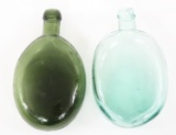 WWII RUSSIAN ARMY GLASS CANTEEN LOT OF 2