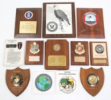 WWII TO GULF WARS US MILITARY PLAQUES LOT OF 12