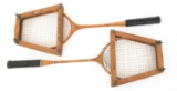 WWII US ARMY SPECIAL SERVICES BADMINTON RACKETS
