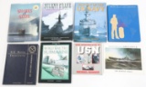 US NAVY HISTORICAL & REFERENCE BOOKS LOT OF 8