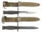 VIETNAM WAR US ARMY M7 BAYONET LOT OF 2