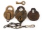 SPAN-AM WAR US ARMY PADLOCK LOT OF 3