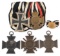 WWI IMPERIAL GERMAN IRON CROSS & HONOR MEDALS