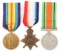 WWI BRITISH ARMY NAMED MEDAL GROUPING