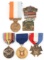 WWI - WWII US ARMED FORCES WAR SERVICE MEDALS LOT