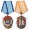 RUSSIAN ORDER OF THE RED BANNER & HONOR MEDALS