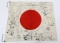 WWII JAPANESE YOSEGAKI HINOMARU GOOD LUCK FLAG