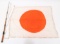 WWII JAPANESE PILOT BAIL OUT FLOAT FLAG & STAFF
