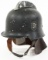 WWII GERMAN M34 CIVIC POLICE HELMET DOUBLE DECAL