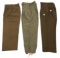 WWII US ARMY WAAC ENLISTED / NCOs PANTS LOT OF 3
