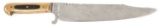 19th C. AMES MF & CO MASS BOWIE STYLE KNIFE
