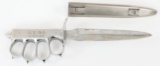 US ARMY MODEL 1918 CHROMED TRENCH KNIFE