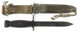 US ARMY M4 BAYONET STAMPED K-M4