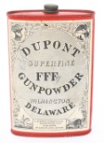 DUPONT GUNPOWDER TIN CAN CIRCA 1924