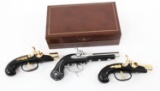 FLINTLOCK PISTOL LIGHTERS MADE IN JAPAN LOT OF 3