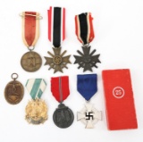 WWII GERMAN ARMY MEDAL LOT OF 7