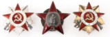 RUSSIAN ORDER OF THE RED STAR & PATRIOTIC WAR LOT