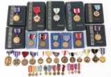 US ARMED FORCES FULL SIZE & MINI MEDALS LOT