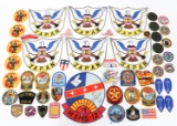 US ARMED FORCES JACKET & SHOULDER PATCHES LOT