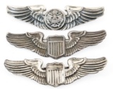 WWII - KOREA US AIR FORCE PILOT & AIRCREW WINGS