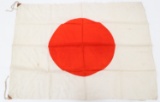 WWII IMPERIAL JAPANESE ARMY MEATBALL SILK FLAG
