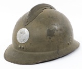 WWII FRENCH MARINE INFANTRY M26 COMBAT HELMET