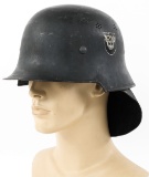 WWII GERMAN FIRE POLICE M34 HELMET