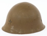 WWII IMPERIAL JAPANESE ARMY TYPE 90 COMBAT HELMET