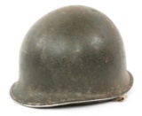 WWII US ARMY M1 COMBAT HELMET WITH LINER