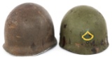 WWII US ARMY M1 COMBAT HELMET WITH LINER