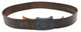 WWII GERMAN LUFTWAFFE LEATHER BELT & BUCKLE