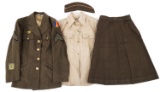 WWII US ARMY WAAC FEMALE SERGEANT NAMED UNIFORM