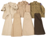 WWII US ARMY WAAC ENLISTED FEMALE UNIFORMS LOT