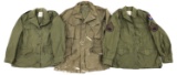 WWII - VIETNAM WAR US ARMY FIELD JACKET LOT OF 3