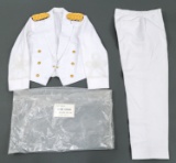 VIETNAM WAR US ARMY OFFICER WHITE EVENING DRESS