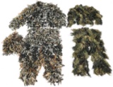 MILITARY - HUNTING SHAGGIE GHILLIE SUIT LOT OF 2